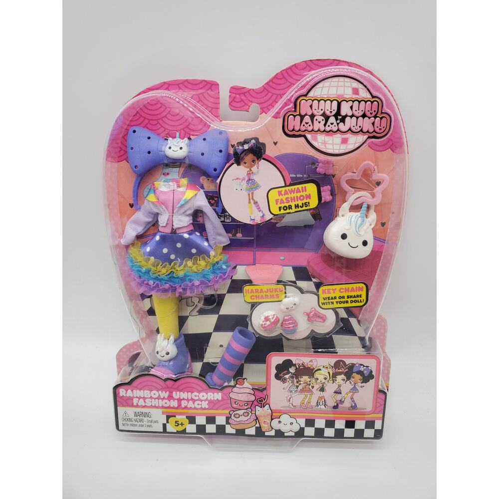 Kuu Kuu Harajuku Rainbow Unicorn Fashion Pack FFB30